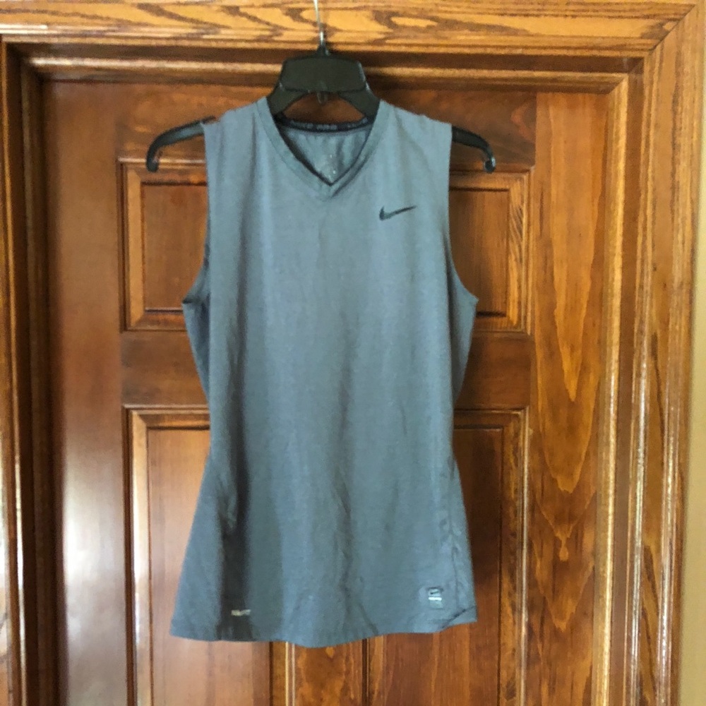 Grey Nike tank top